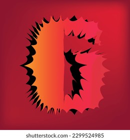 Scary Halloween text effect 3d, scary zombie 3d alphabet letter, horror style alphabet with shadow for Halloween Party, 3D Alphabet in Scary Cartoon Style, and spooky 3d text effect