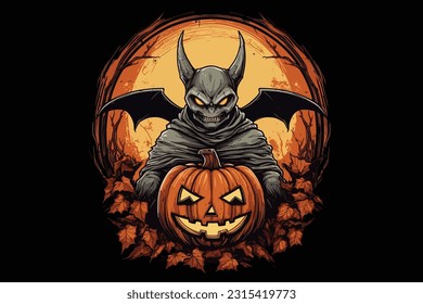 Scary Happy Halloween T-shirt Designs