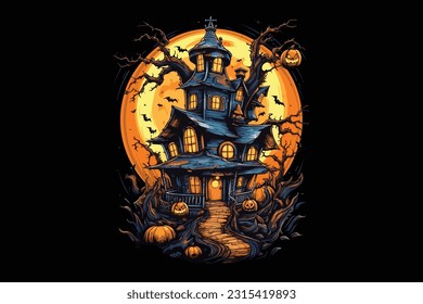 Scary Happy Halloween T-shirt Designs