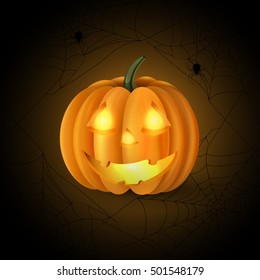 Scary Jack O Lantern halloween pumpkin