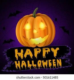 Scary Jack O Lantern halloween pumpkin