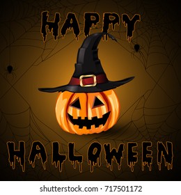 Scary Jack O Lantern halloween pumpkin