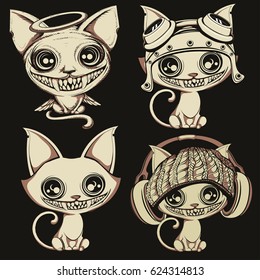 scary kitty set
