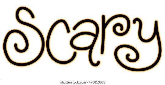 Scary Lettering