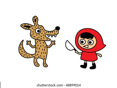 scary little red