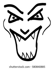 Scary mask vector
