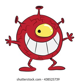 Scary monster alien from Mars