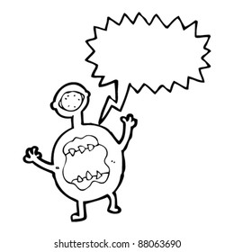 scary monster cartoon