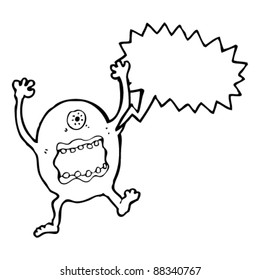 scary monster cartoon