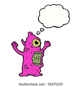 scary monster cartoon