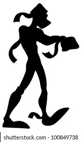 Scary Mummy Silhouette