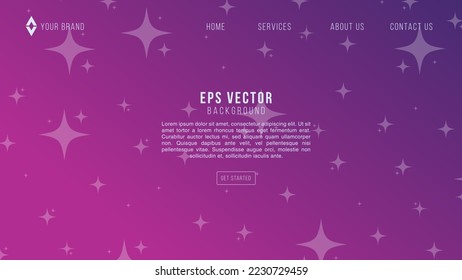 Scary Night Web Design Abstract Background Lemonade EPS 10 Vector For Website, Landing Page, Home Page, Web Page, Web Template