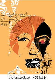 scary portrait