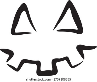 Scary printable face for halloween