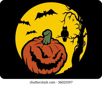 scary pumpkin