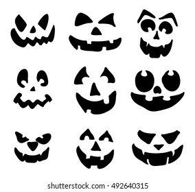 scary, pumpkin face vector symbol icon design. Beautiful illustration isolated on white background