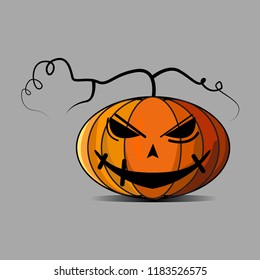 it's a scary pumpkin illustration