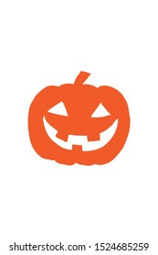 Scary Pumpkin Illustration, Happy Halloween Theme