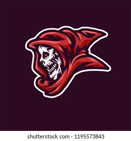 Scary Reaper Mascot Sport Logo