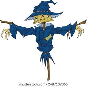 scary scarecrow people, scary halloween design