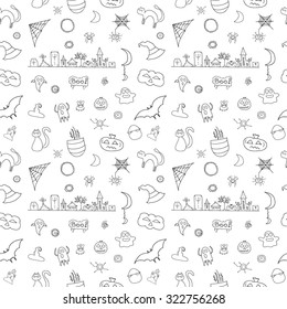 Scary Seamless Background