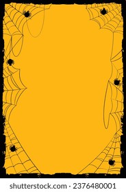 Scary Silhouette Halloween Frame Background