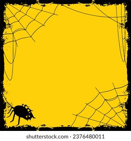 Scary Silhouette Halloween Frame Background