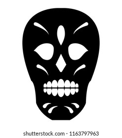 
Scary skull tattoo design
