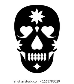 
Scary skull tattoo design
