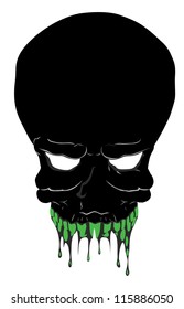 Scary Skull Vector Illustration