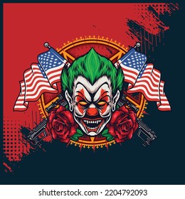 Scary Skulls Vector Mascot Design 