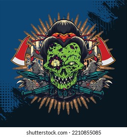 Scary Skulls Vector Mascot Design