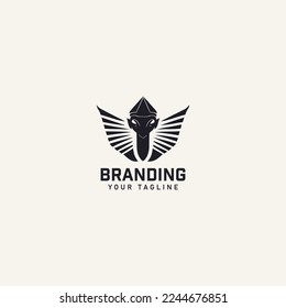 Scary Sphinx Logo Design Template