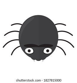 Scary spider icon. Animal icon. Halloween holiday - Vector