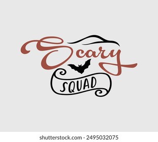 Scary Squad, Halloween, Ghost, Spooky Season, witch, Halloween Funny, t shirt