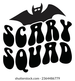 Scary Squad - Happy Halloween T shirt Design, Happy Halloween, thanksgiving, fall, pumpkin, Quotes Design, Vector EPS Editable Files, can you download this Design.