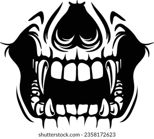 Scary Teeth Halloween Skull Fangs