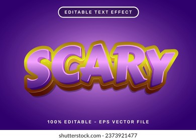 scary text effect and editable text effect