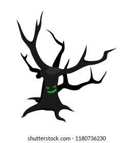 Scary tree icon. Isometric of scary tree vector icon for web design isolated on white background