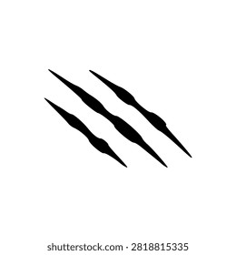 Scary Werewolf Claw Scratch Rip Mark Graphic