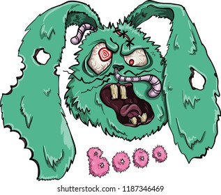 scary zombie rabbit