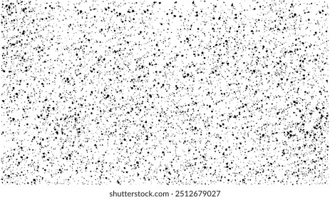 Scattered black spots background in grunge texture style