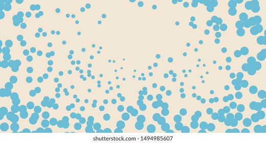Scattered circles. Confetti. Abstract background. Flying colored circles. Circles of different sizes. Background for business cards and banners. Vector graphics. EPS-10