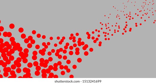 Scattered circles. Confetti. Abstract background. Flying colored circles. Circles of different sizes. Background for business cards and banners. Vector graphics. EPS-10