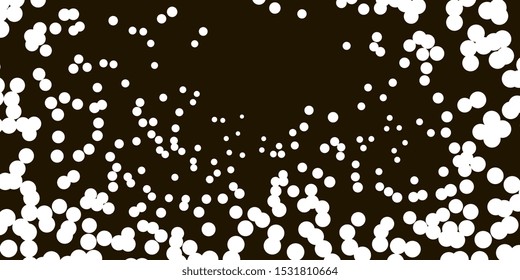 Scattered circles. Confetti. Abstract background. Flying colored circles. Circles of different sizes. Background for business cards and banners. Vector graphics. EPS-10