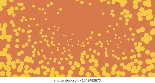 Scattered circles. Confetti. Abstract background. Flying colored circles. Circles of different sizes. Background for business cards and banners. Vector graphics. EPS-10