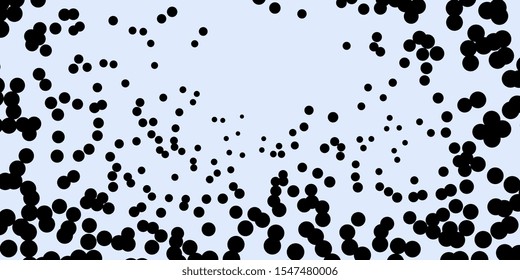 Scattered circles. Confetti. Abstract background. Flying colored circles. Circles of different sizes. Background for business cards and banners. Vector graphics. EPS-10