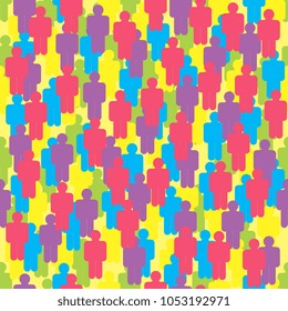 scattered figures of little men