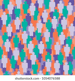 scattered figures of little men