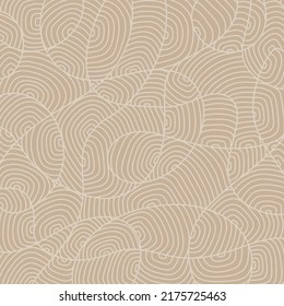 Scattered Geometric Line Shapes. Hand drawn Doodle elements. Abstract Background Design. Vector Black and White Pattern.